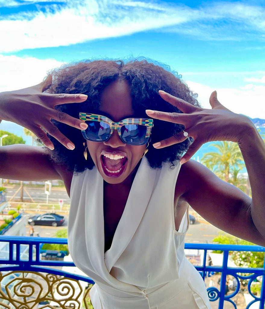 Viola Davis Dazzles in Tribal Eyes KB Sunglasses at the 2023 Cannes Film Festival