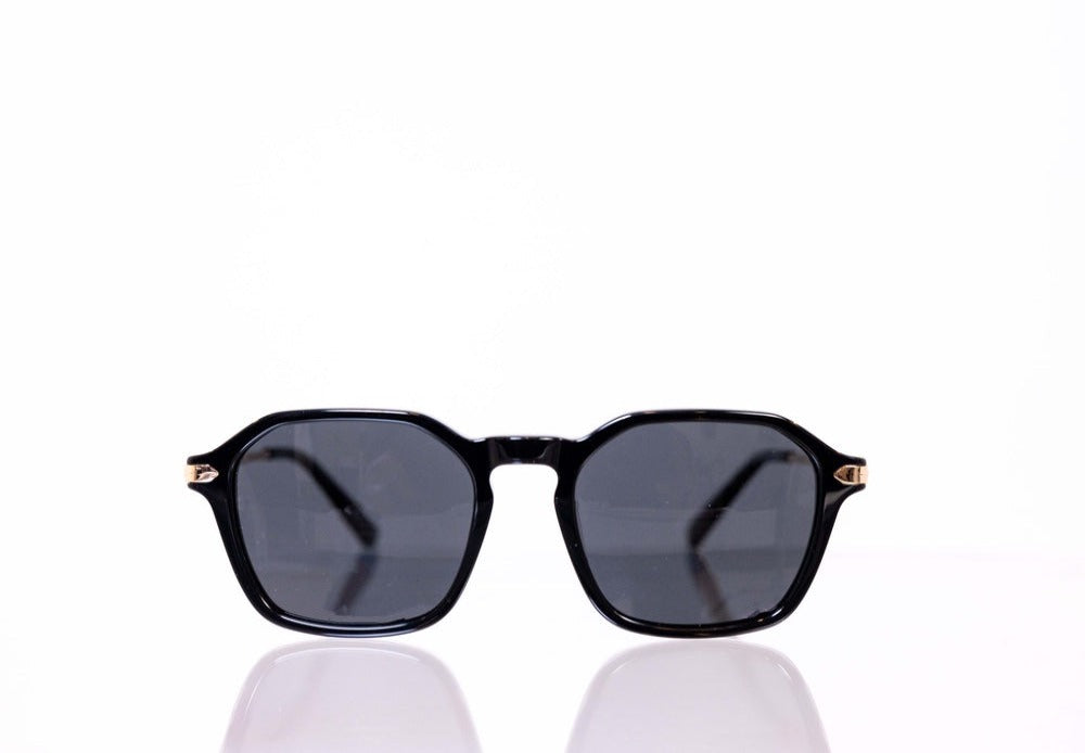 Tourmaline black square sunglasses