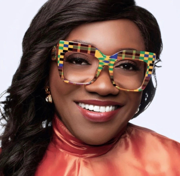 KA multicolor kente eyeglasses