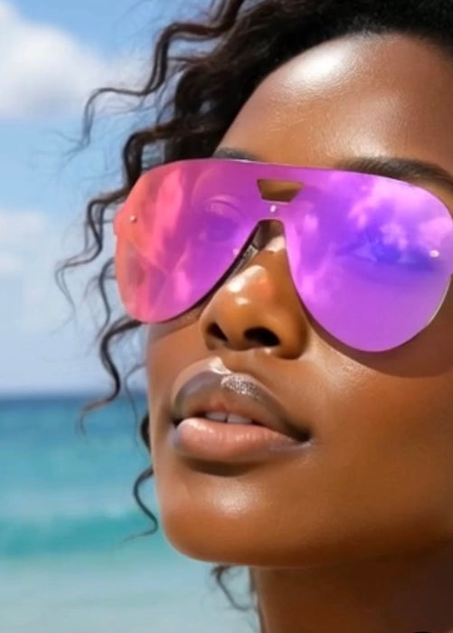 Maryna rose violette aviator reflectors