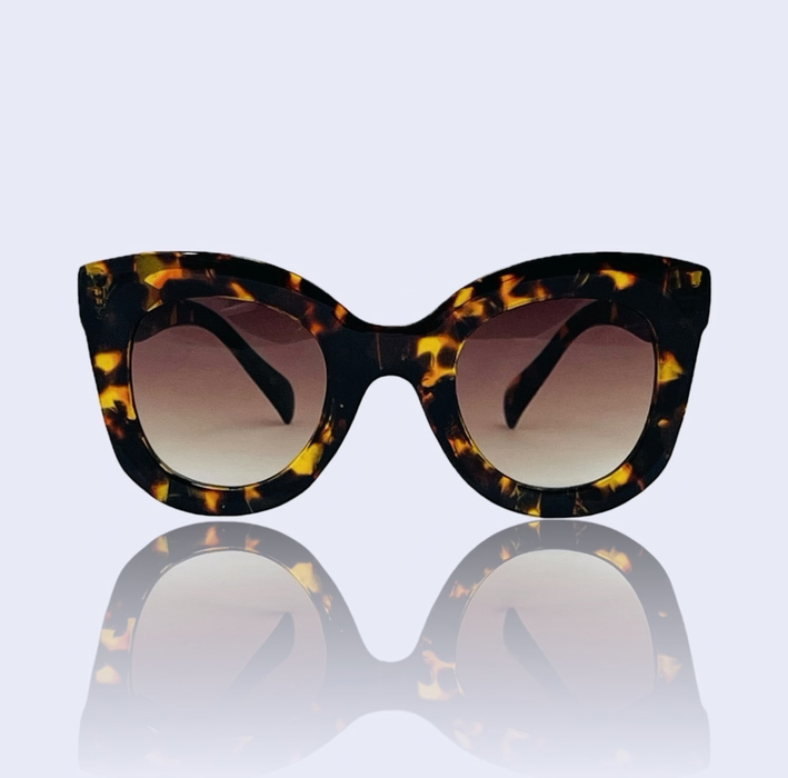 Tortoise shell rosé sunglasses