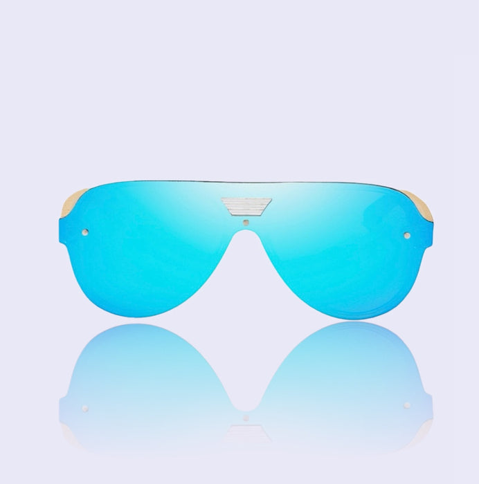 Ace blue aviator reflectors