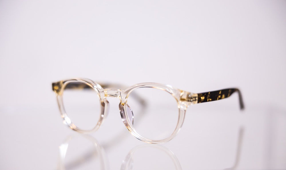 Citrine round eyeglasses