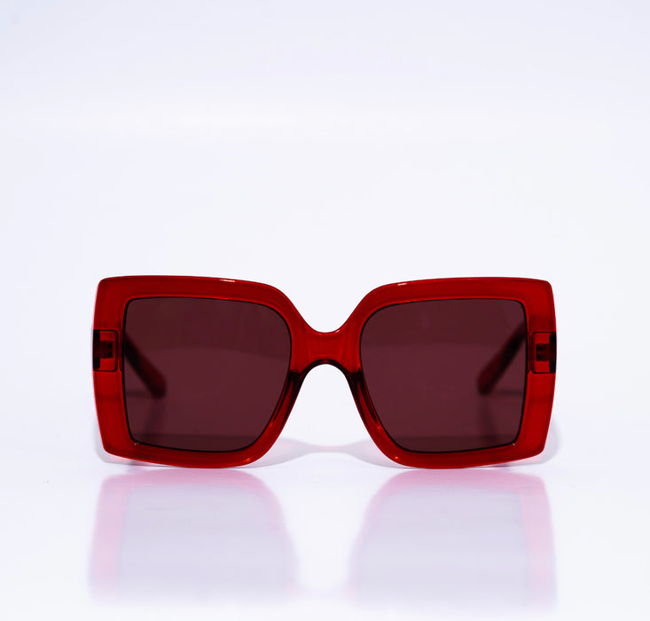 Sade cherry red sunglasses