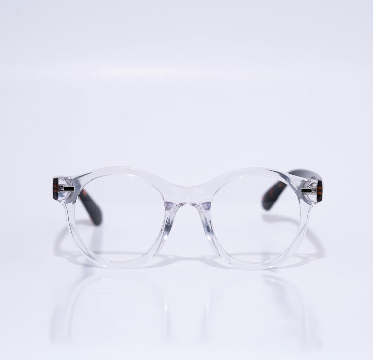 Esquire round clear eyeglasses